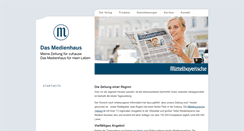 Desktop Screenshot of mittelbayerischer-verlag.de